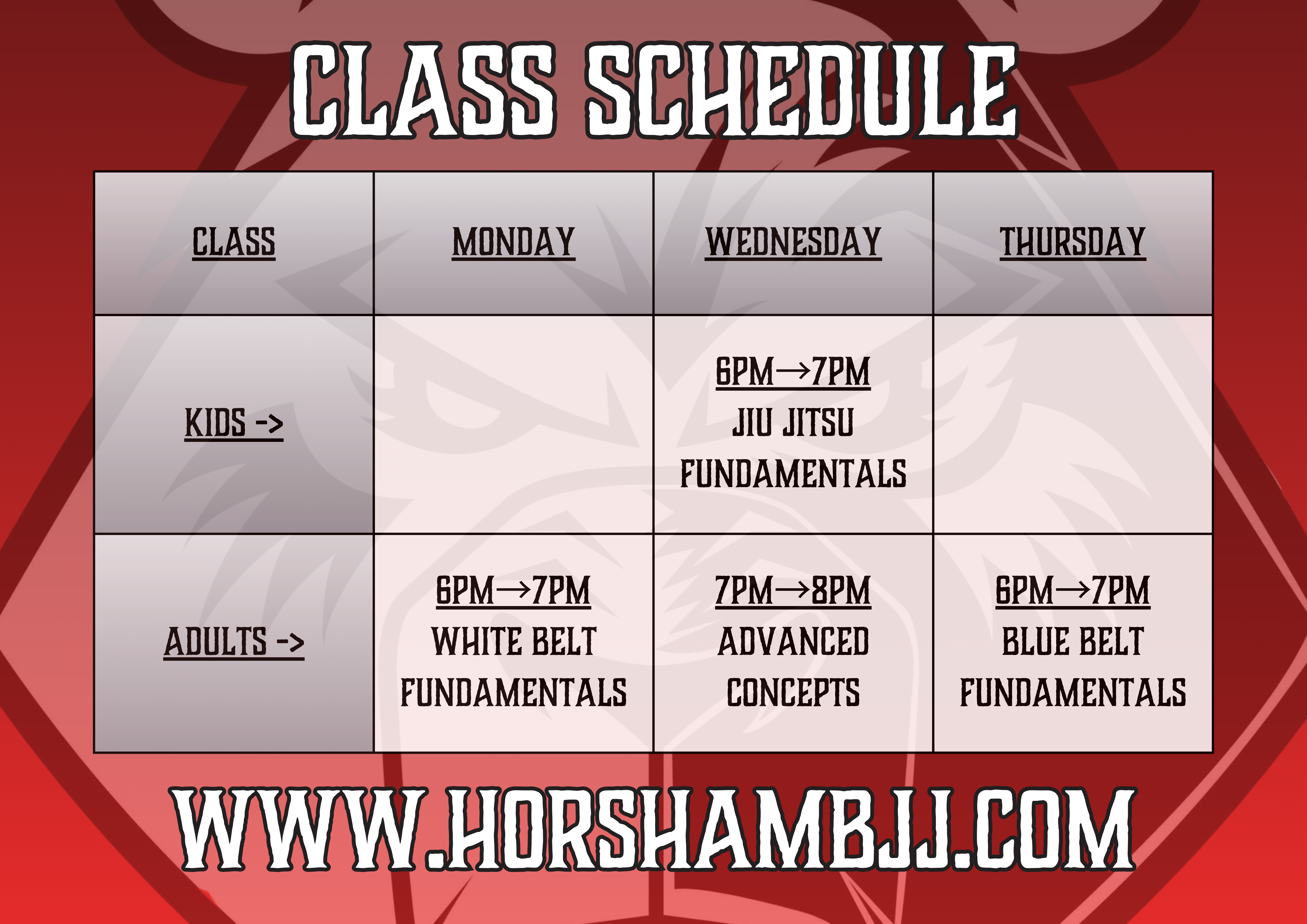 Timetable 